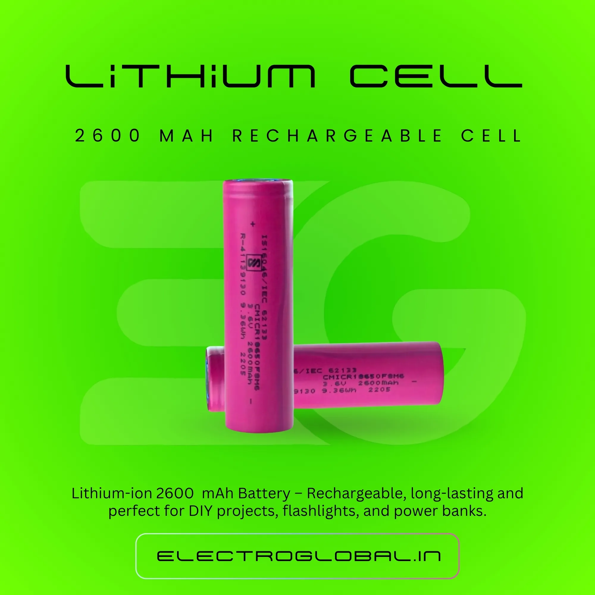 Original 18650 Lithium Ion 2600mAh Rechargeable Battery for 2600mah 3.7v 18650 li-ion lithium rechargeable cell battery, 3.7v rechargeable battery, lithium battery, lithium battery cell, lithium ion battery 2