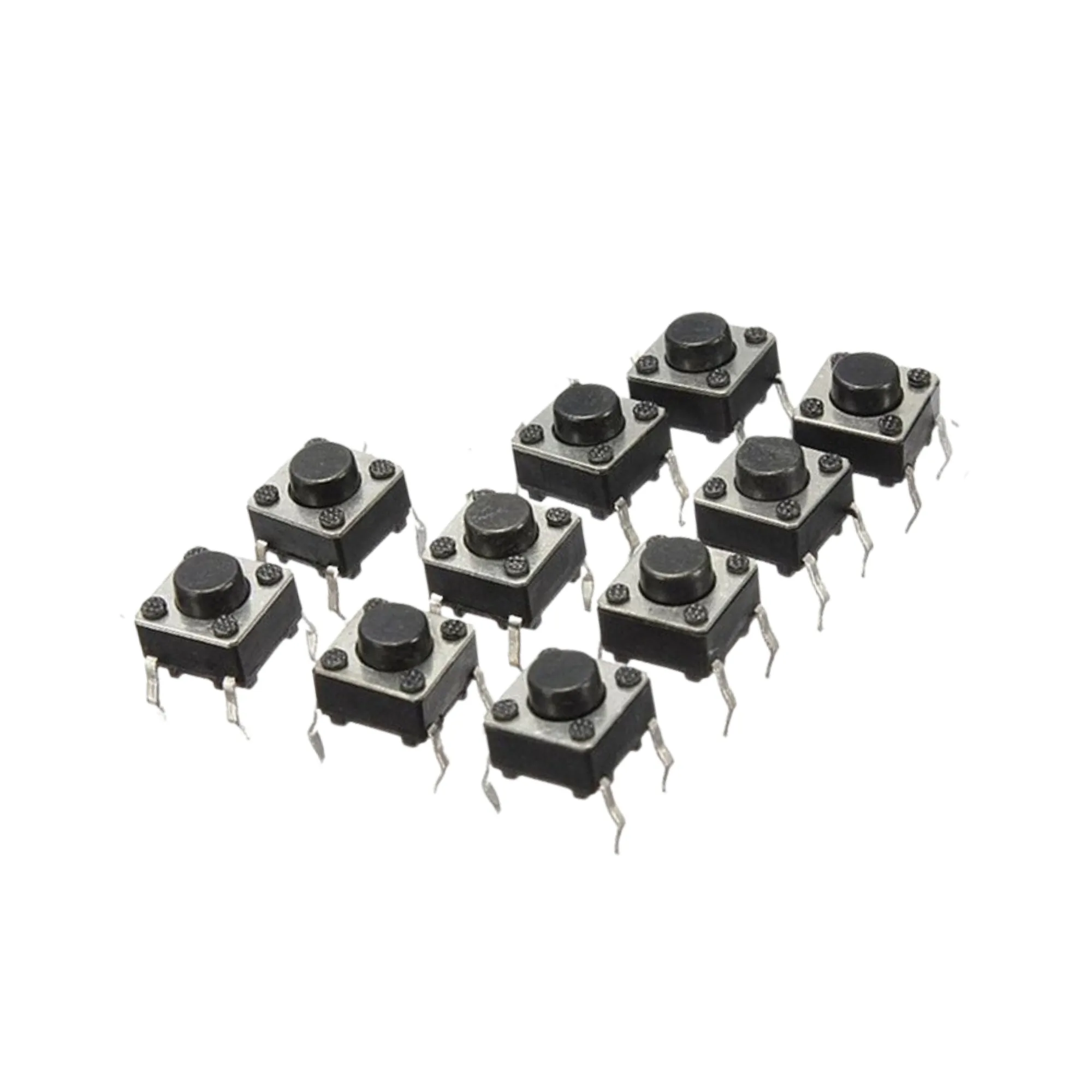 4-Pin Tactile Push Button Switch: Ideal for Projects, Buttons, Push Button Switches, and More