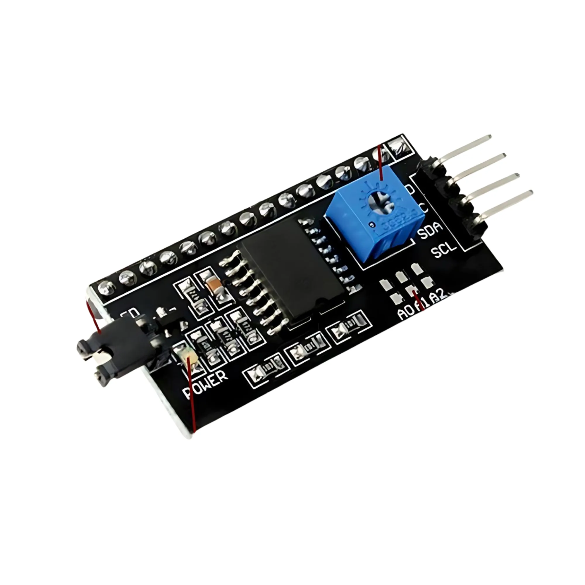 I2C Module for 16x2 Display: LCD Display, I2C LCD Module, LCD 16x2 I2C Compatible