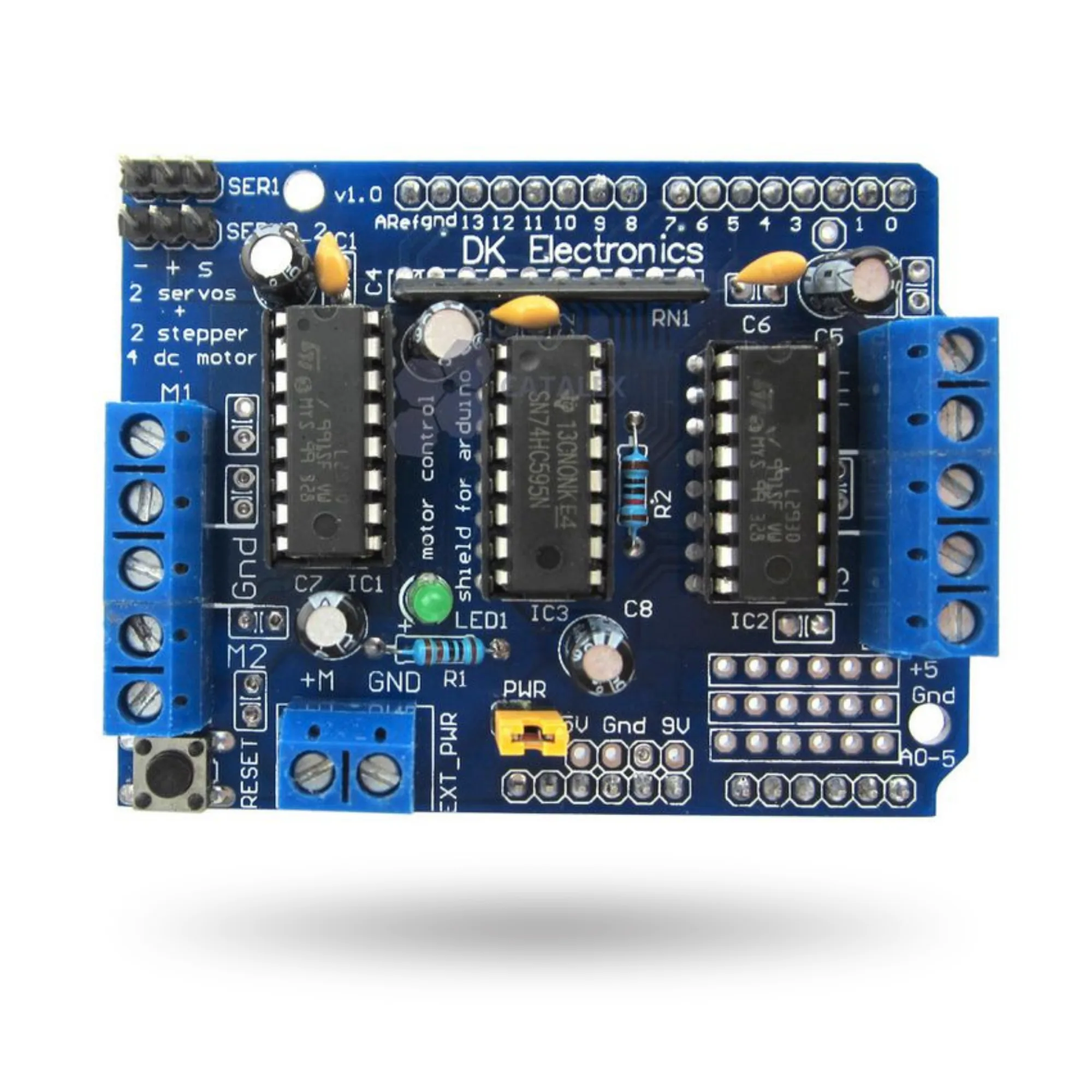 Arduino L293D Motor Driver Shield: Motor Driver Shield for PWM, L293D Motor Driver Module and More