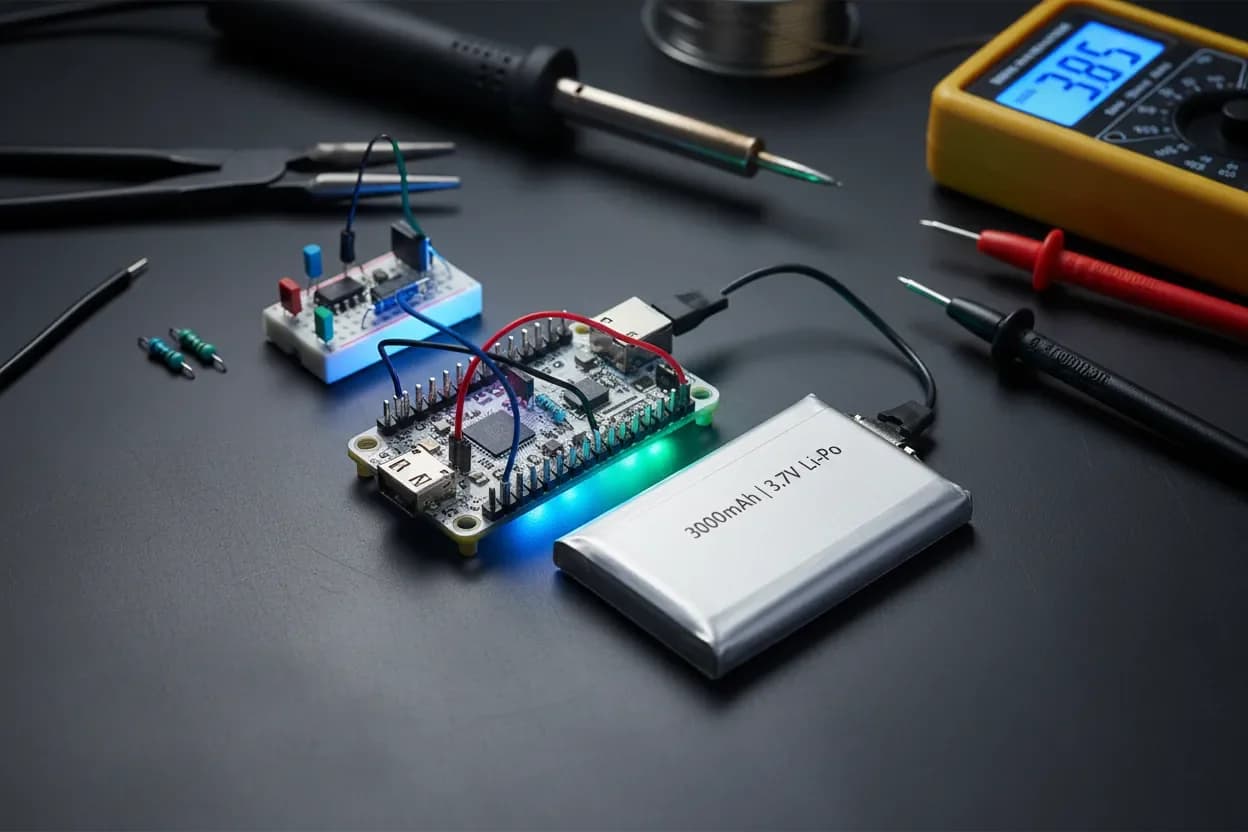 Raspberry Pi Pico Battery Guide Featuring 3000mAh LiPo Battery Insights